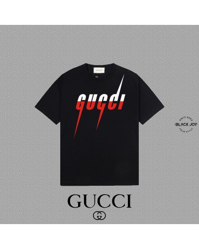 Gucci t shirt nera puro cotone maglia Gucci