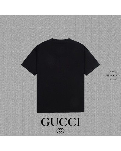 Gucci t shirt nera puro cotone maglia Gucci