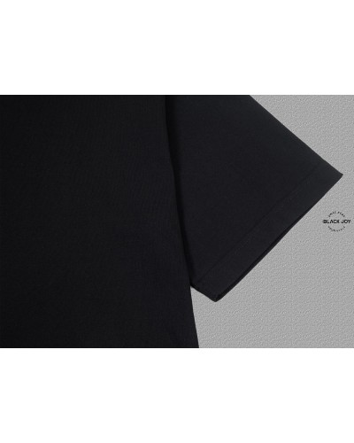 Gucci maglia cotone nera logo multicolor t shirt Gucci