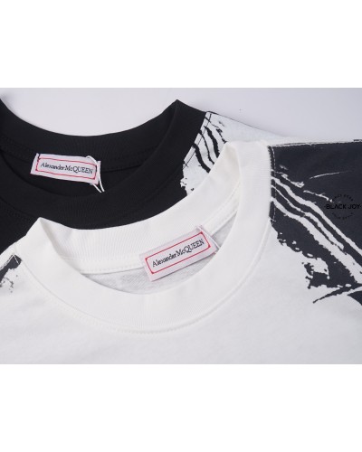 Alexander Mcqueen t shirt puro cotone top quality