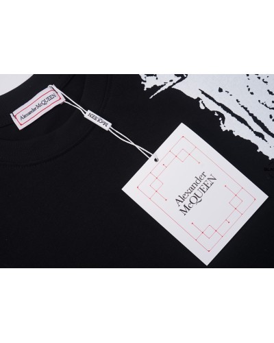 Alexander Mcqueen t shirt puro cotone top quality