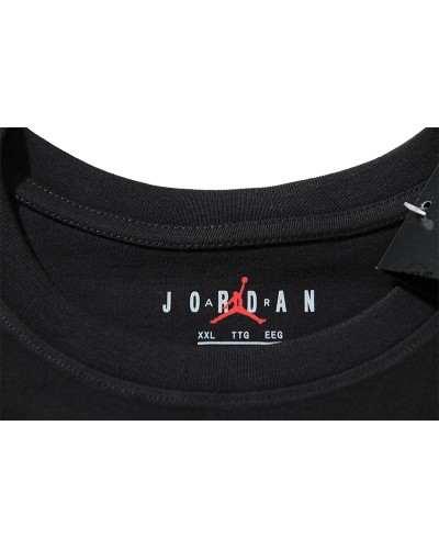 Air Jordan t shirt maglia nera logo air jordan