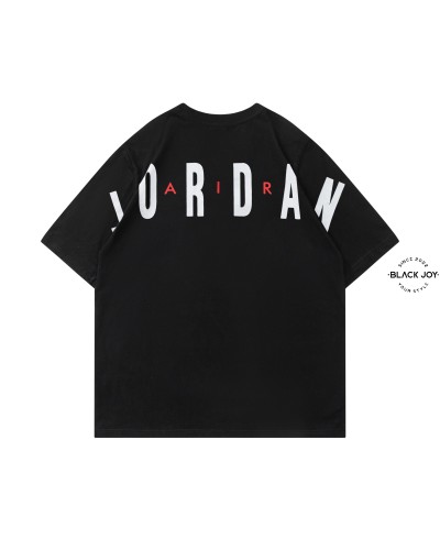 Air Jordan t shirt maglia nera logo air jordan