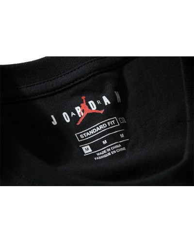 Air Jordan t shirt maglia nera logo air jordan