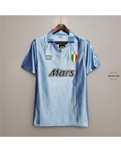 Napoli maglia calcio 1990 1991 straordinaria NR Mars scudetto SSC Napoli