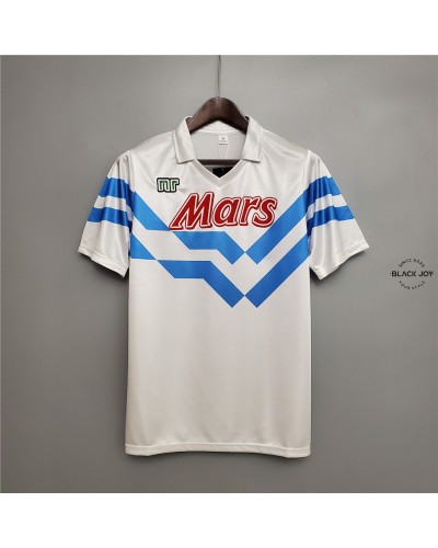 Napoli maglia calcio 1988 1989 bianca trasferta SSC Napoli