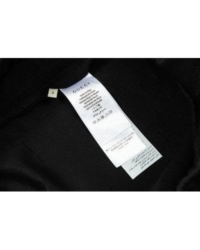 Gucci felpa con cappuccio nera classic Gucci