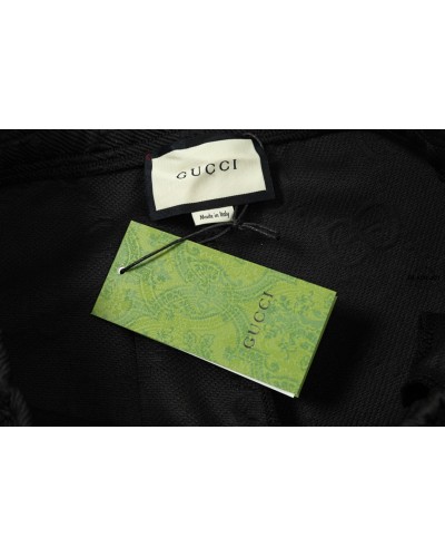 Gucci felpa con cappuccio nera classic Gucci