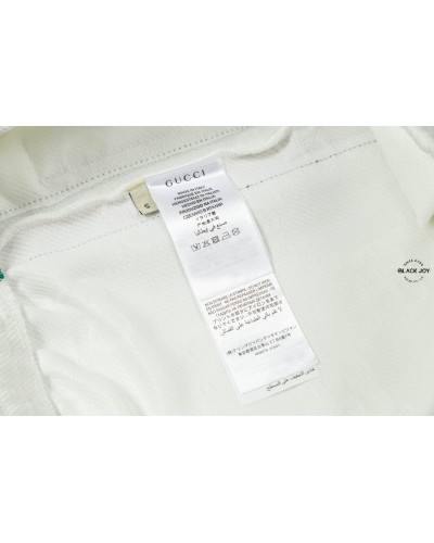 Gucci felpa bianca con cappuccio classic Gucci