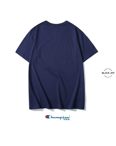 Champion t-shirt in cotone blue maglia Champion