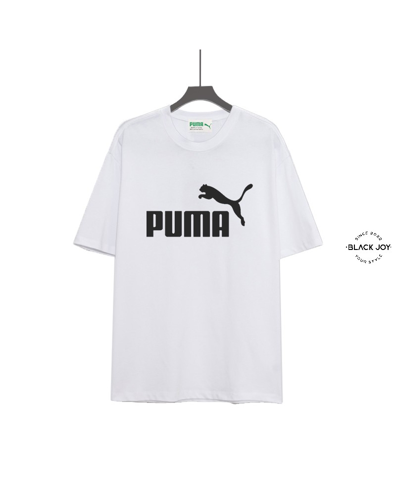 Puma t-shirt in cotone con logo grande Puma