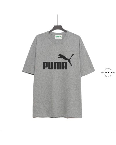 Puma t-shirt in cotone con logo grande Puma