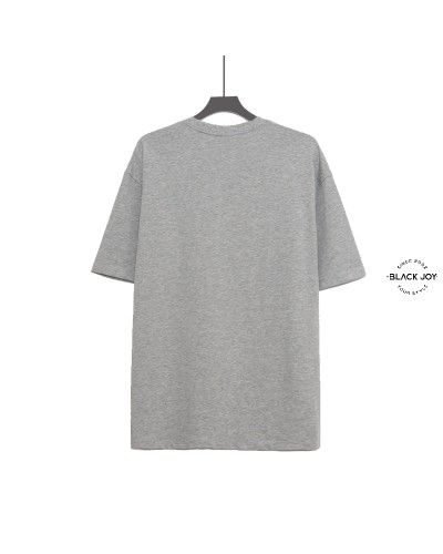 Puma t-shirt in cotone con logo grande fianco Puma grigia