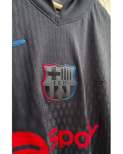 Barcelona nike maglia trasferta away nera 2024/25