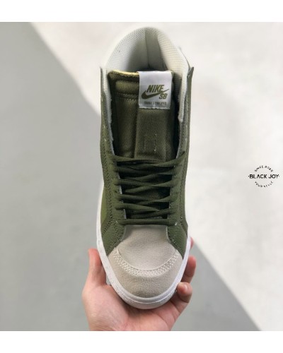 Nike blazer sb zoom mid blazer alte verdi oliva