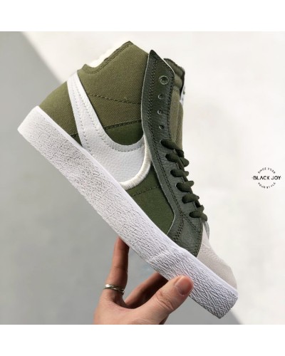 Nike blazer sb zoom mid blazer alte verdi oliva