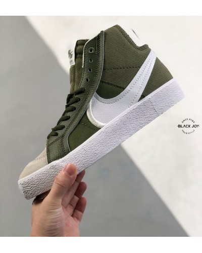 Nike blazer sb zoom mid blazer alte verdi oliva