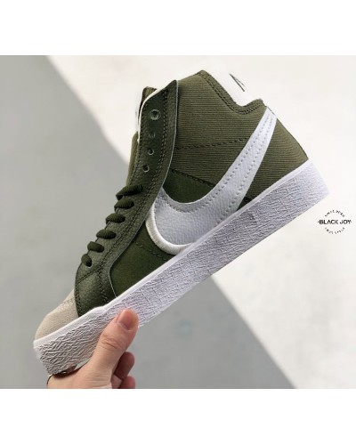 Nike blazer sb zoom mid blazer alte verdi oliva