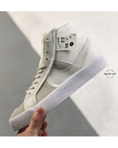 Nike blazer mid grey nike blazer alta grigia