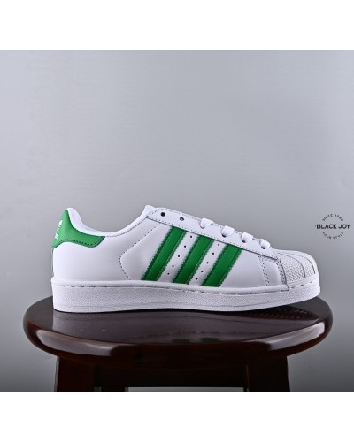 Adidas superstar bianche e verdi