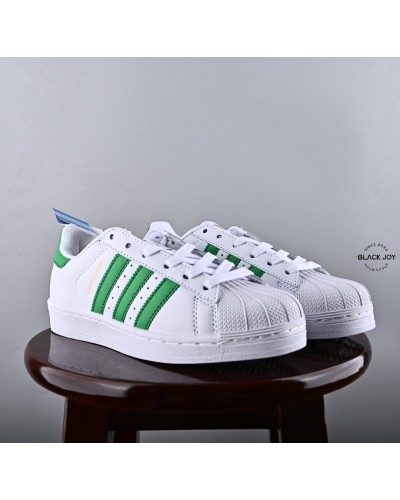 Adidas superstar bianche e verdi