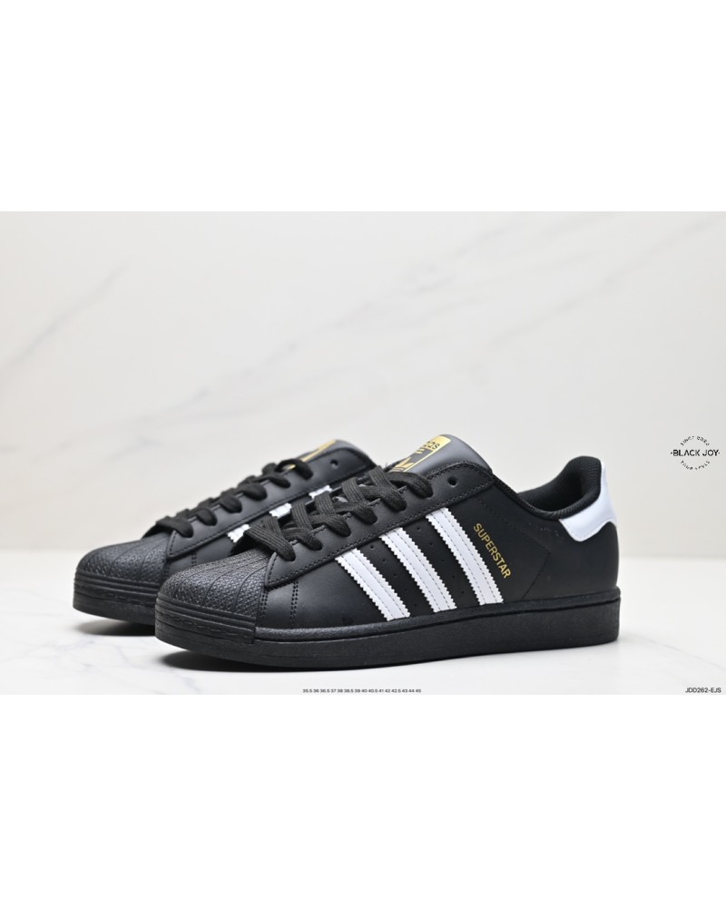Adidas superstar black unisex