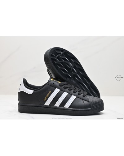 Adidas superstar black unisex