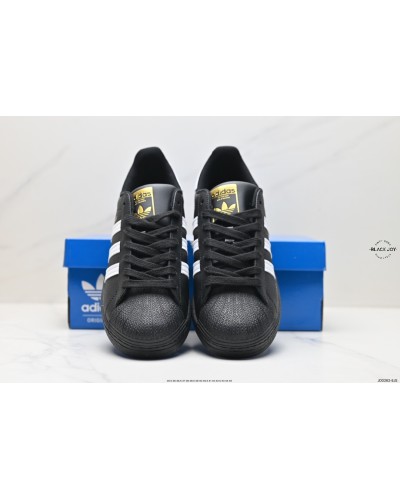 Adidas superstar black unisex