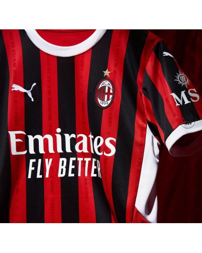 Milan maglia gara home 24/25 t-shirt rossonera