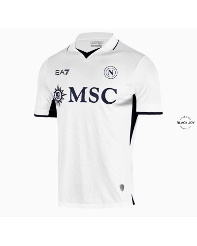 Napoli maglia gara trasferta bianca 24 25 ssc napoli EA7