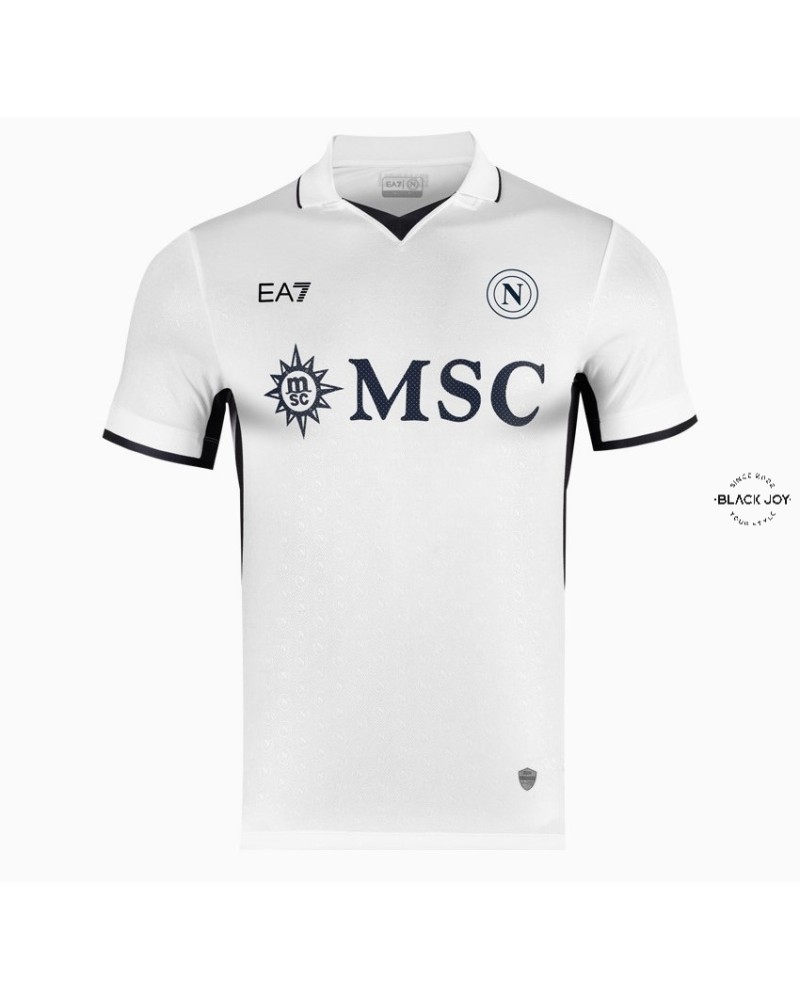 Napoli maglia gara trasferta bianca 24 25 ssc napoli EA7