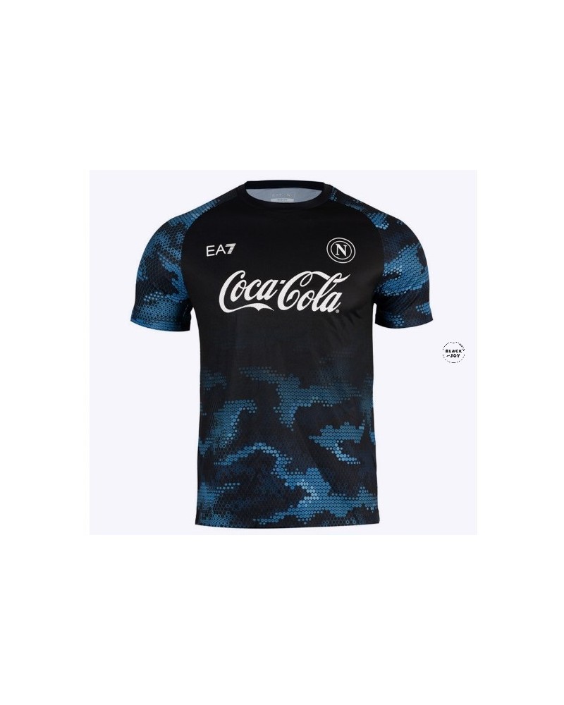 Napoli coca cola allenamento 24 25 blu EA7