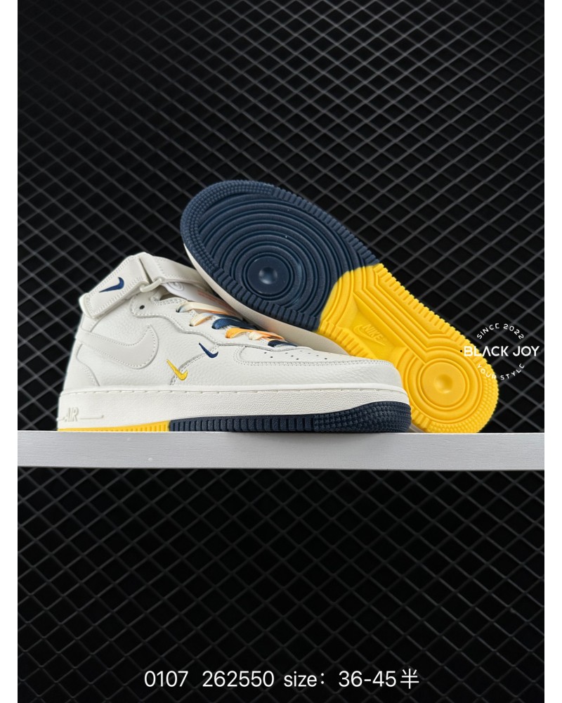 Nike air force mid double color sneakers nike