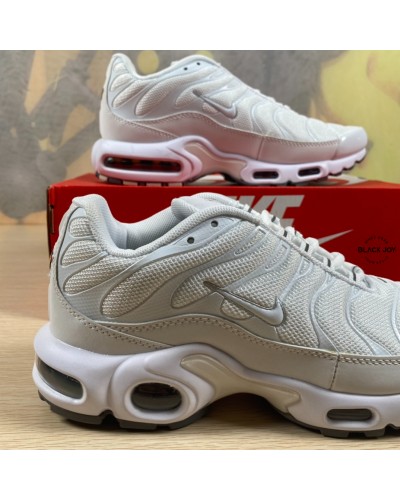 Nike air max plus TN bianche total white sneakers nike