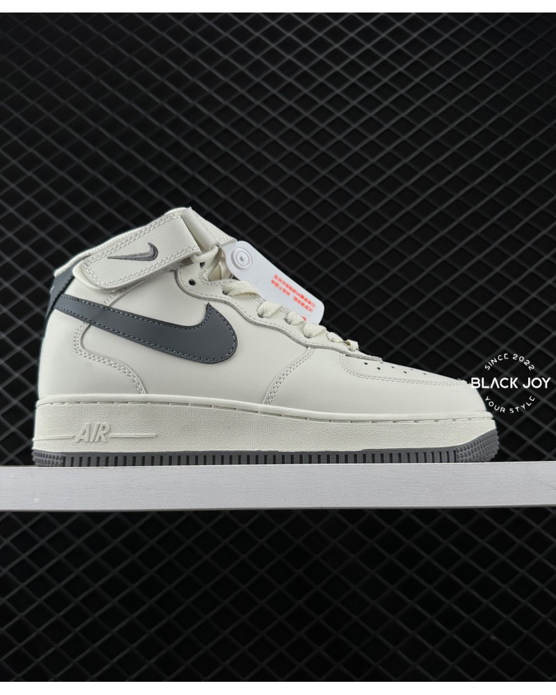 Nike air force mid white grey sneakers nike afmid
