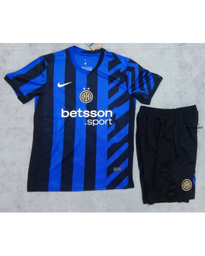 Kit inter home 24 25 maglia e pantaloncini inter