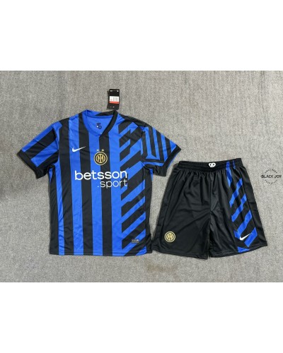 Kit inter home 24 25 maglia e pantaloncini inter