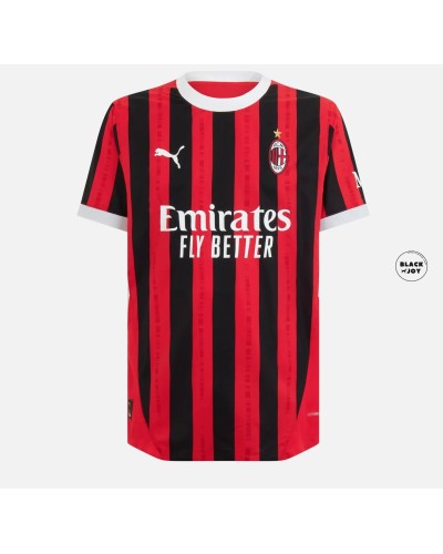 Kit milan home 24 25 maglia e pantaloncini AC Milan