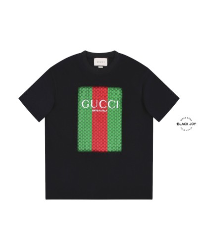 Gucci t-shirt made in italy puro cotone nera