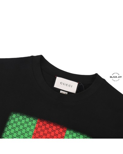 Gucci t-shirt made in italy puro cotone nera