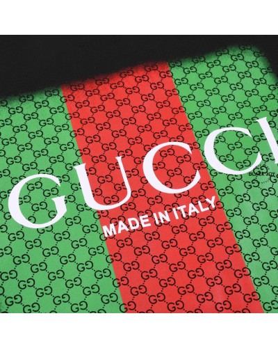 Gucci t-shirt made in italy puro cotone nera