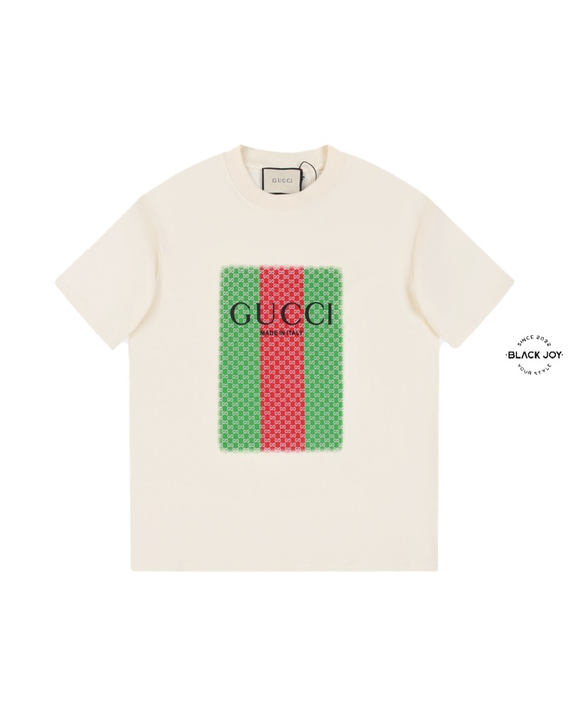 Gucci t-shirt panna made in italy maglia Gucci
