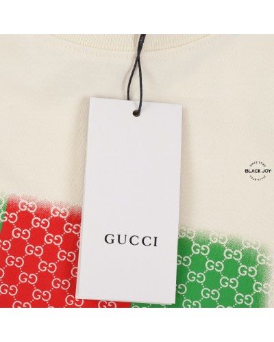 Gucci t-shirt panna made in italy maglia Gucci