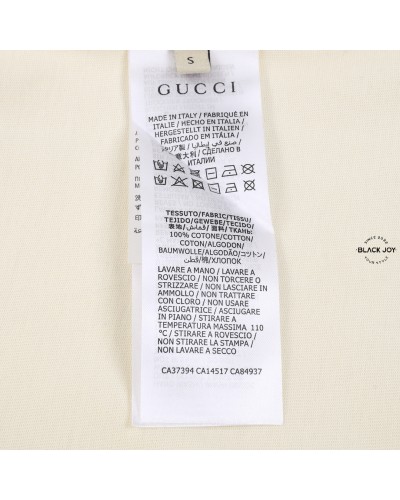 Gucci t-shirt panna made in italy maglia Gucci