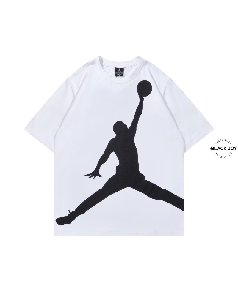 Air Jordan t-shirt in cotone con logo Air Jordan
