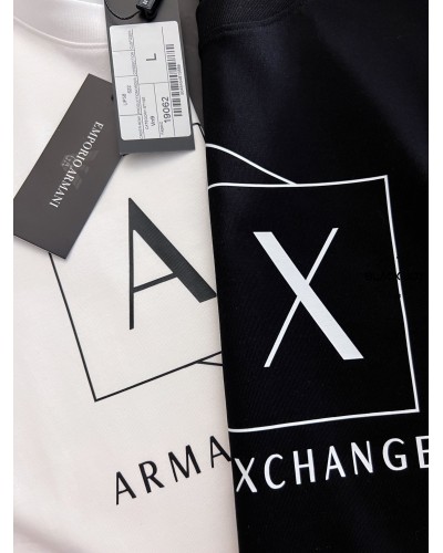 Armani t-shirt black puro cotone