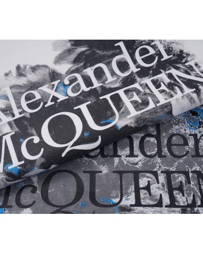 Alexander MCQueen t-shirt black nera in cotone